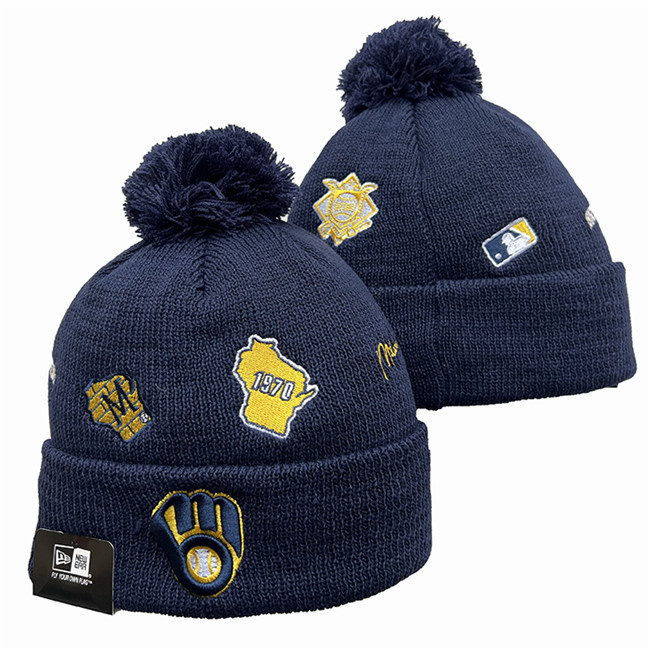 Milwaukee Brewers Knit Hats 039